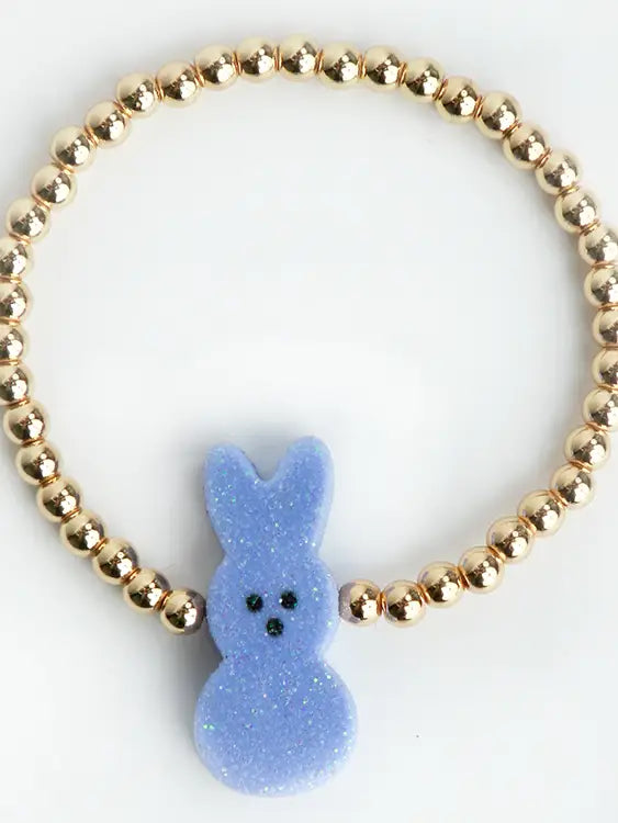 Sparkle Sisters by Couture Clips Beaded Bunny Bracelet