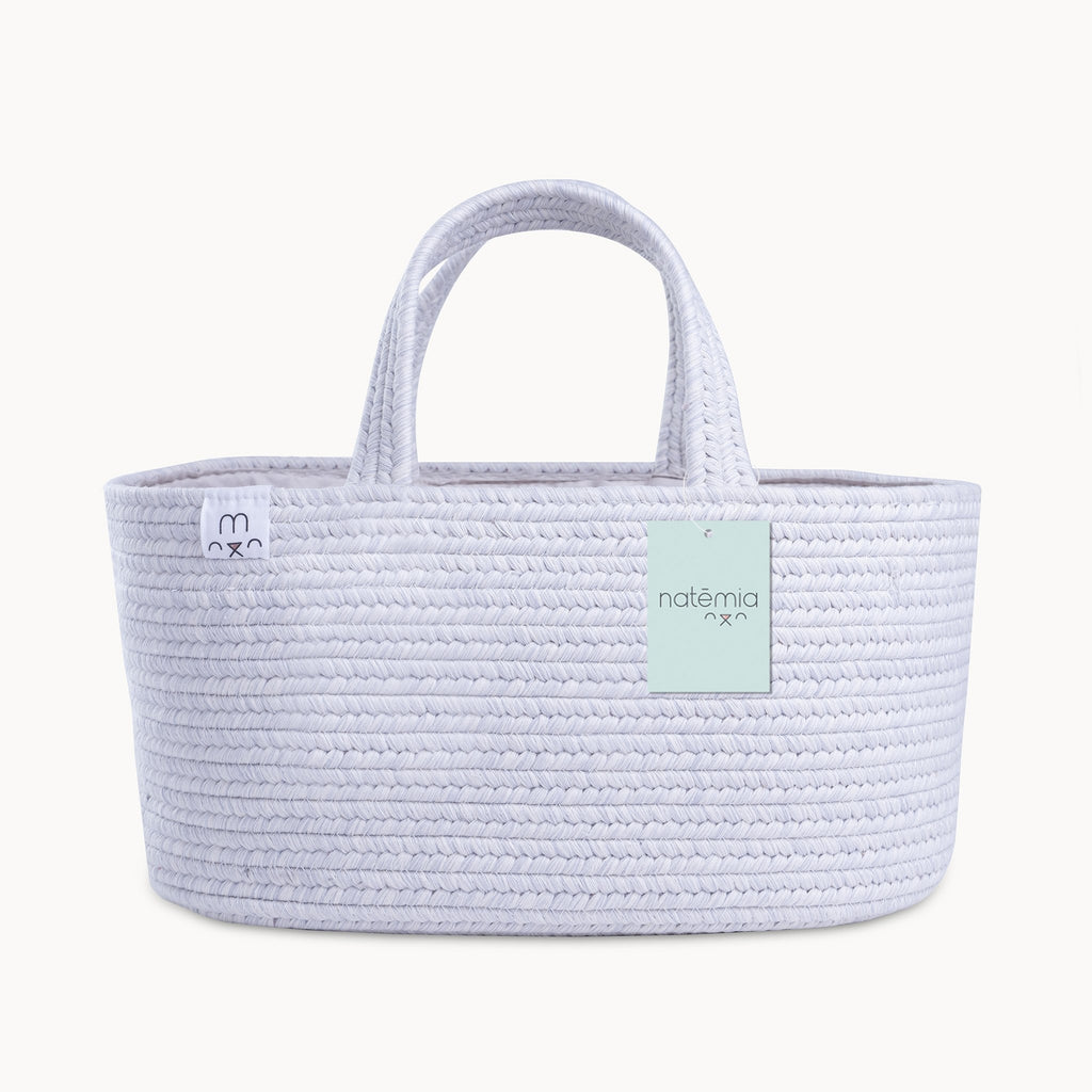 Cotton Rope Diaper Caddy Organizer