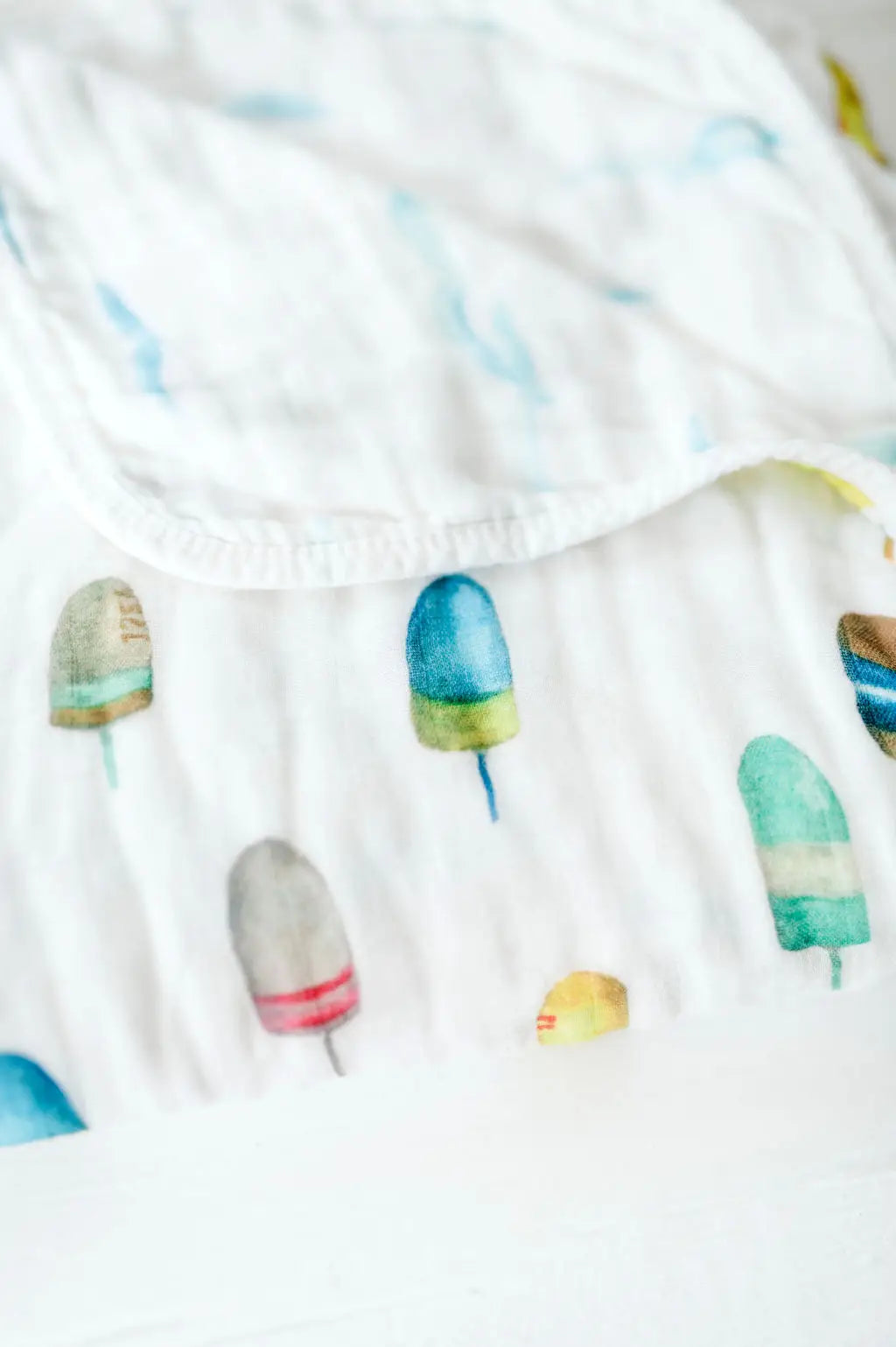 Emmy + Olly Waves and Buoys Muslin Quilt
