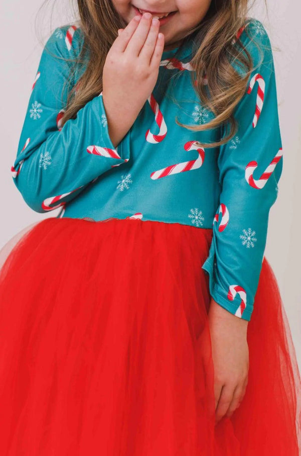 Mila & Rose Tutu Dress - Christmas Candy Cane