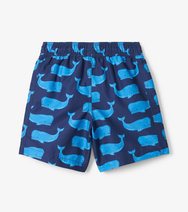 Hatley Block Whales Swim Trunks