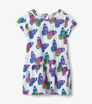Hatley Spring Sky Butterfly Toddler Gathered Dress