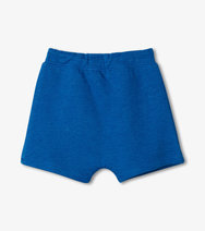 Hatley Blue Melange Baby Kanga Pocket Shorts