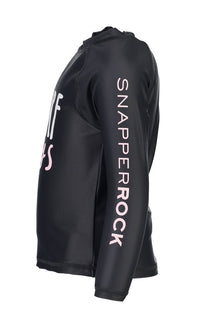 Snapper Rock Rash Guard and Board Shorts Set - Flamingo