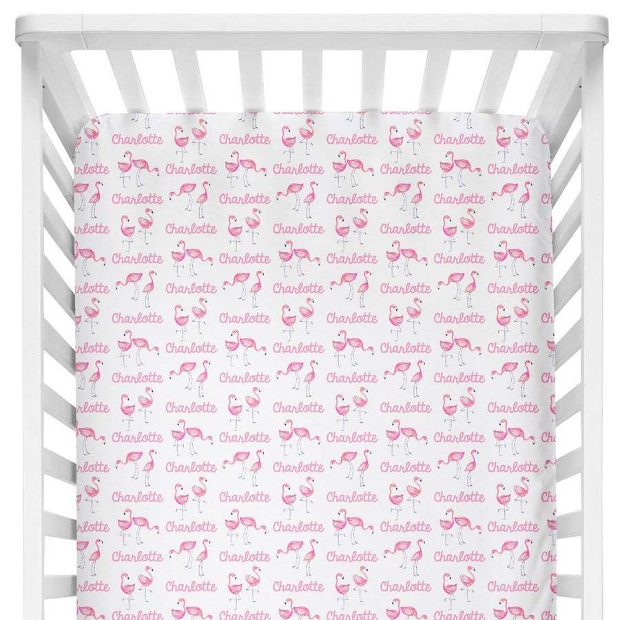 Flamingo best sale crib sheets