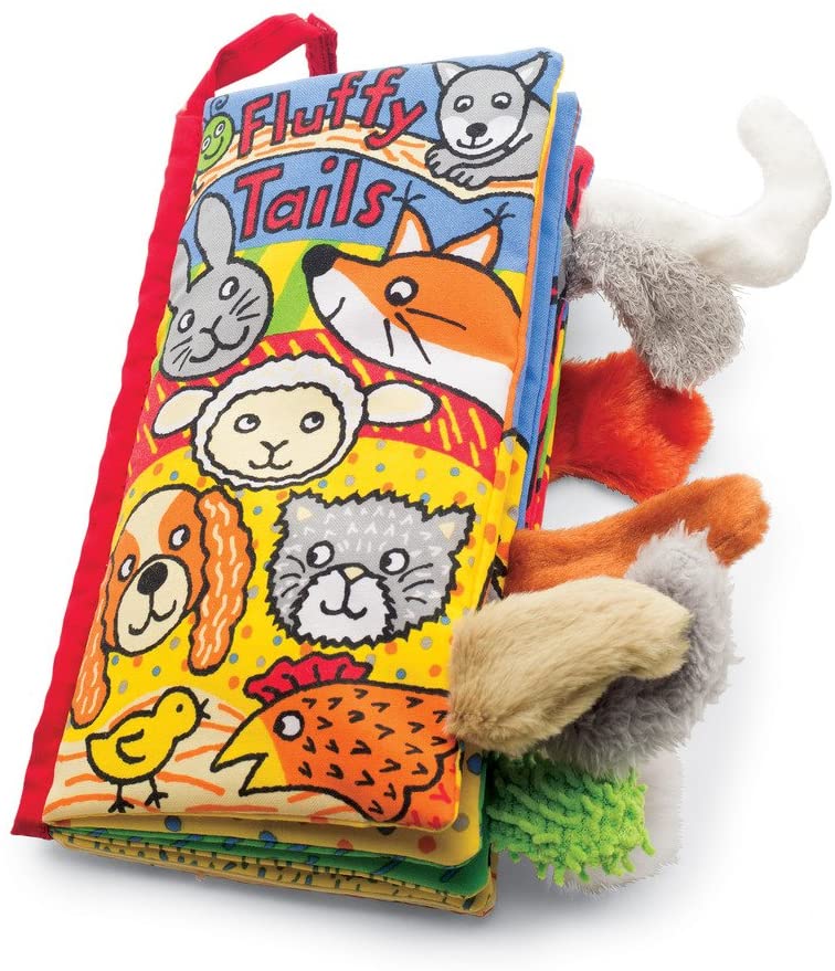 Jellycat- Fluffy Tails- Soft Book