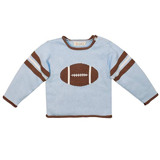 Zubels Football Cotton Knit Sweater
