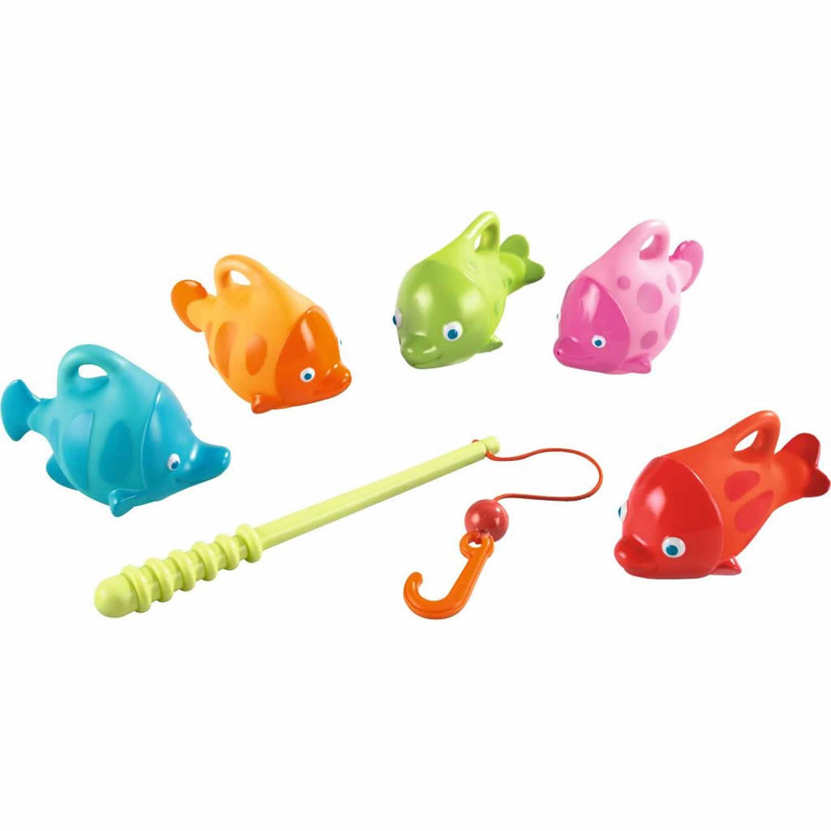 HABA Ocean Fishing Fun Bath Toy with 5 Squirting Fish – Baby Go Round, Inc.