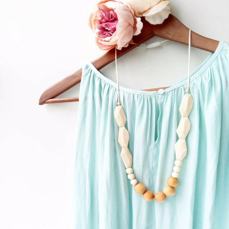 Loulou Lollipop Joan Wood + Silicone Necklace