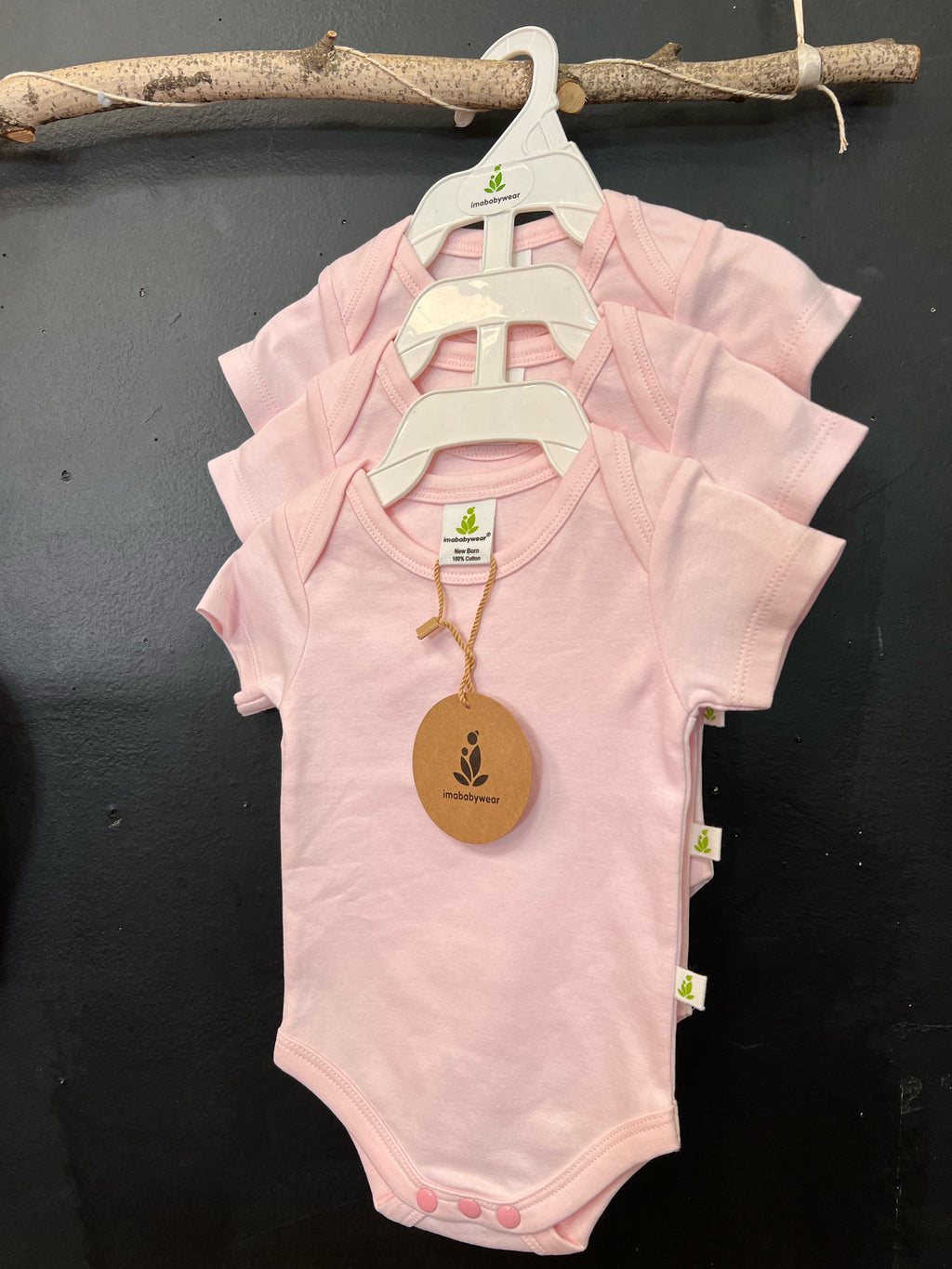 Diesel pastel pink jersey one-piece jumpsuit with bubble allover for babies