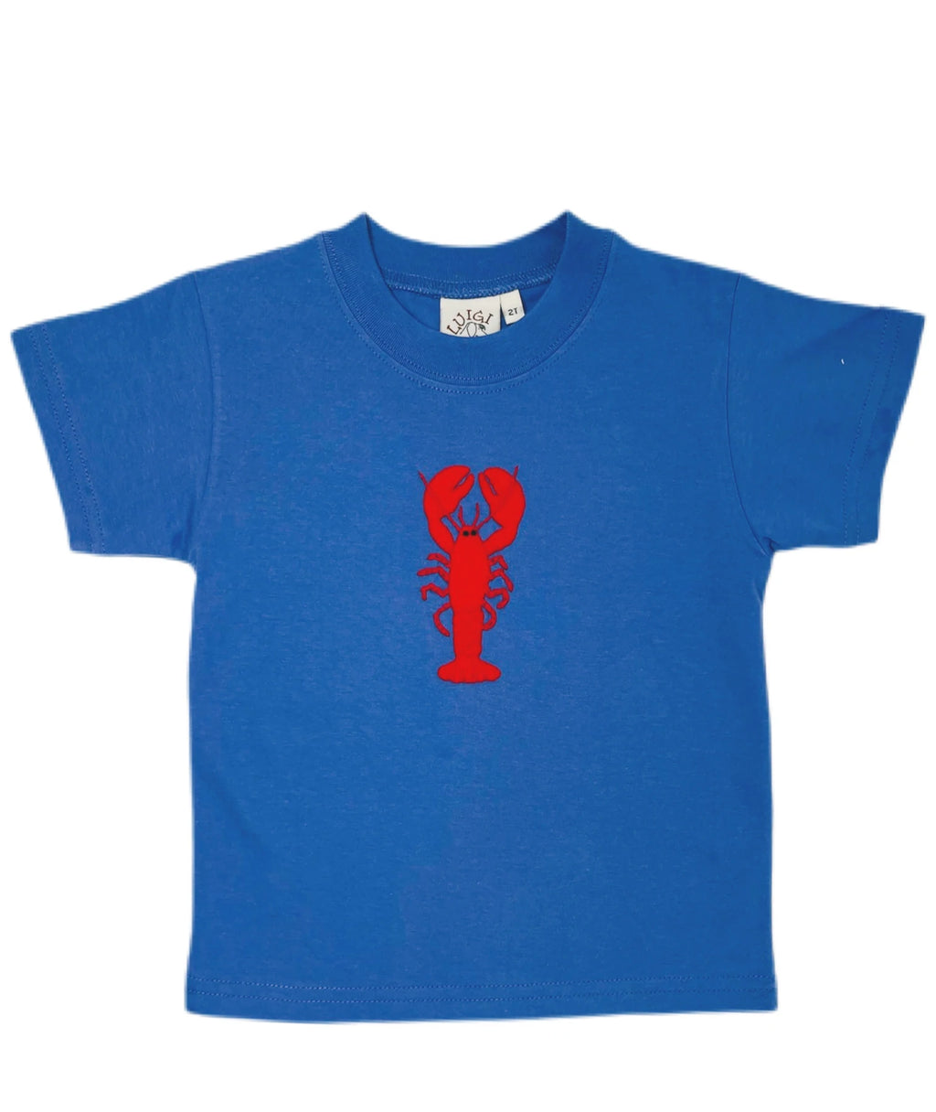 Luigi Baby Lobster Applique Shirt
