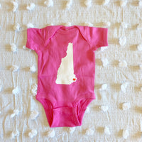 Local Love Seacoast NH Bodysuit- Pink