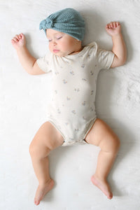 Colored Organics Afton Bodysuit - Natural Nora Floral