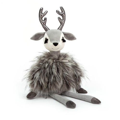 JELLYCAT LONDON LIZA SILVER REINDEER MEDIUM 20 Jellycat Medium Liza Reindeer main image 2
