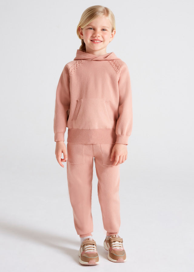 Mayoral Knitted Tracksuit Girl - Rosy