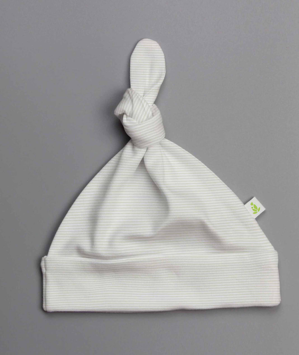 Knotted Hat - Granite Stripes