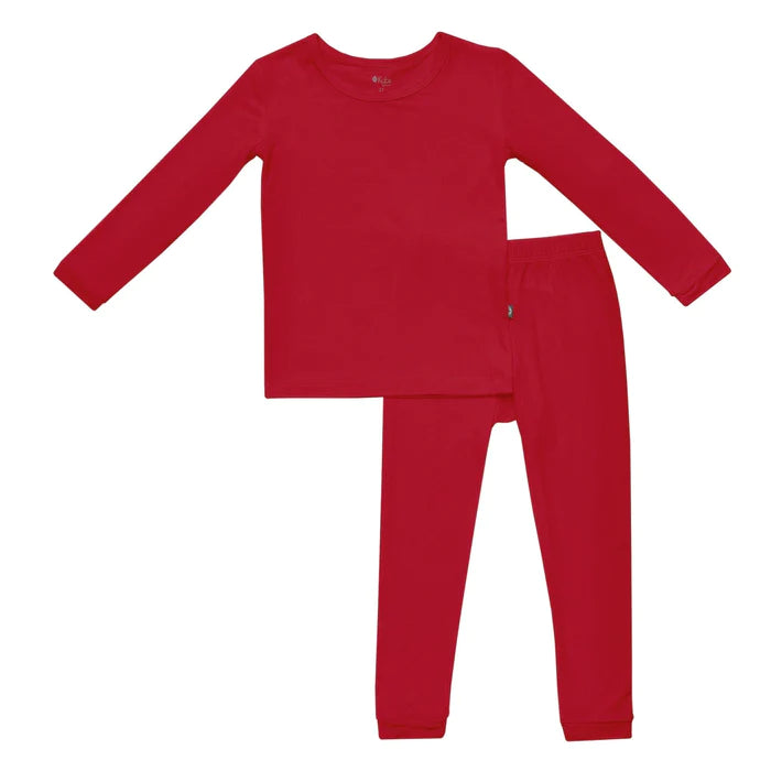 Kyte Baby Toddler Pajama Set - Cardinal