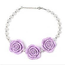 Sparkle Sisters Rose Necklace