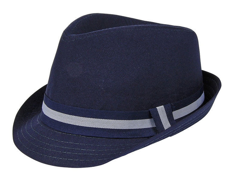 London Bridge - Navy Blue Fedora Hat