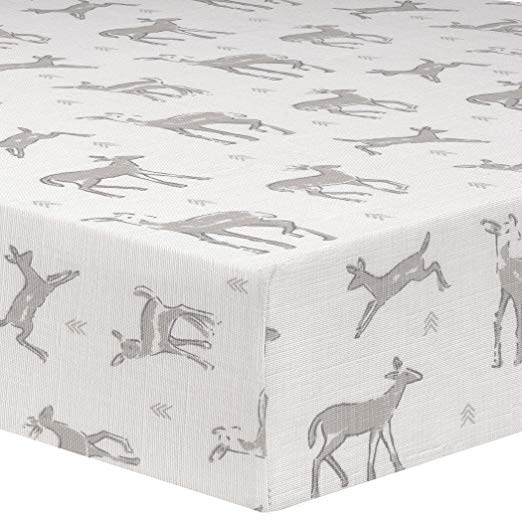 Liz Roo Crib Sheet Fawn Baby Go Round Inc