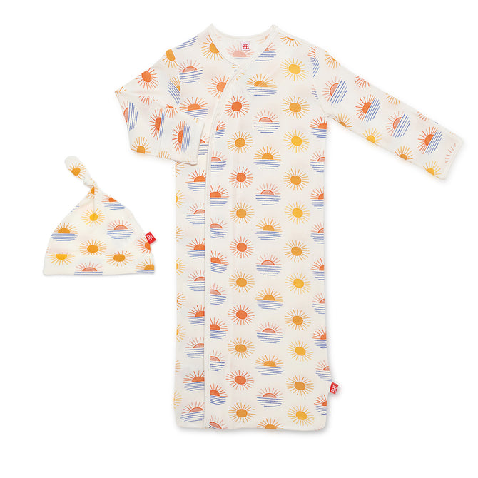 Magnetic Me - Sol Mates Modal Magnetic Sack Gown & Hat