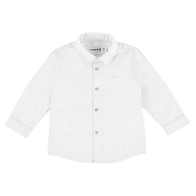Mayoral Basic L/S Shirt - White