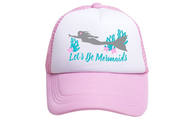 Tiny Trucker Company Stay Let's Be Mermaids Hat