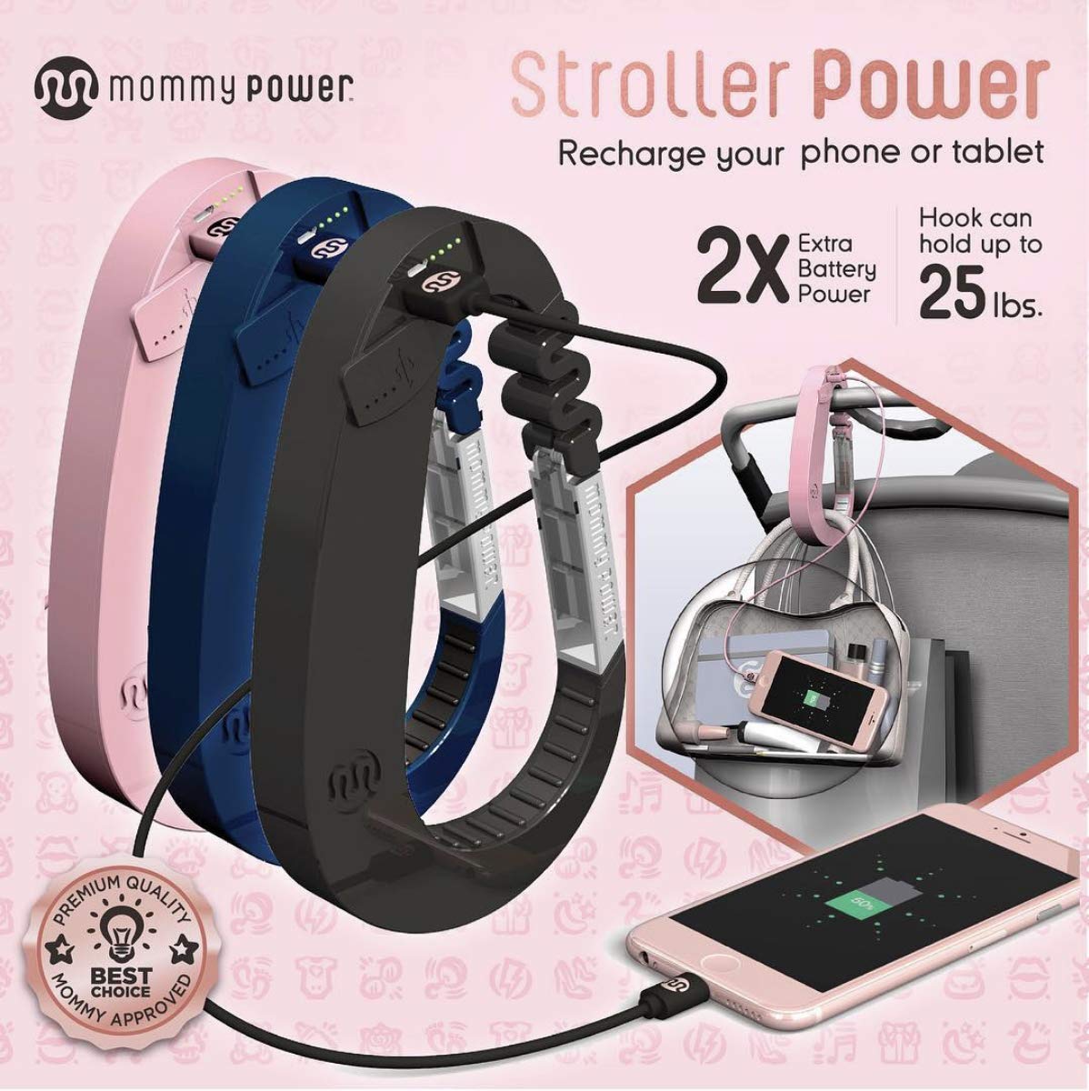 the mommy hook double stroller hook Mommy Power Stroller Power Clip – Baby Go Round, Inc