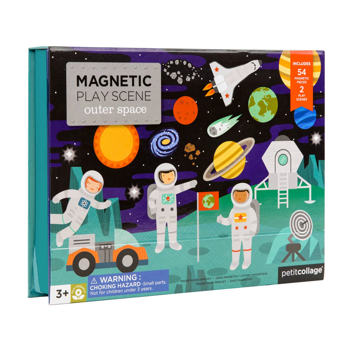 Petit Collage Magnetic Play Scene - Outer Space