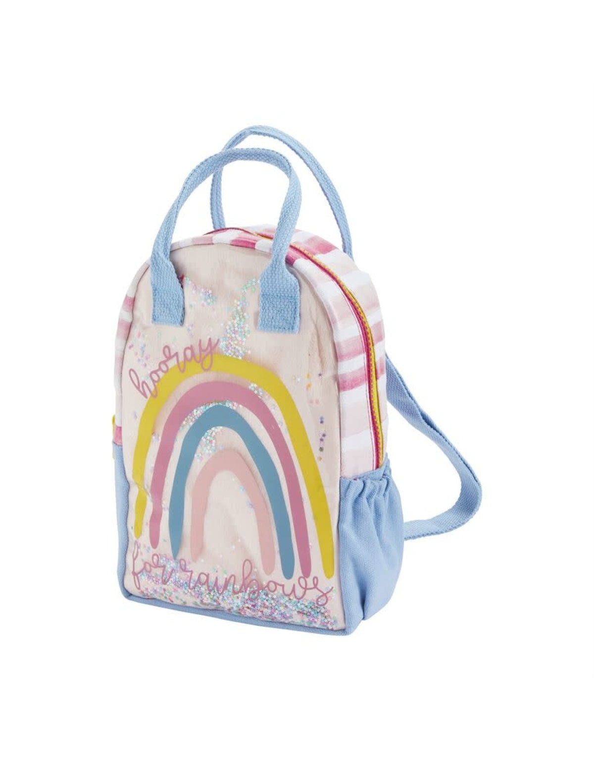 Mud Pie Vinyl Rainbow Backpack