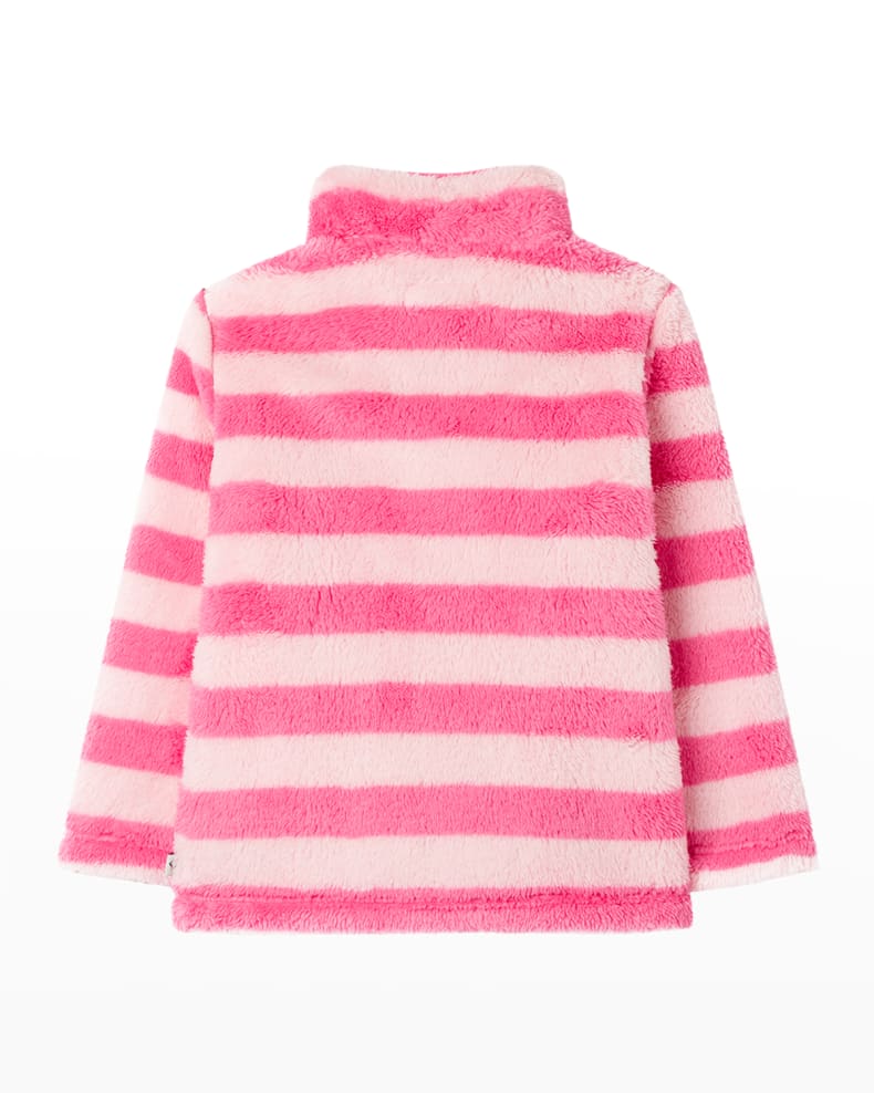 Joules Merridie Fleece Top- Pink Stripe