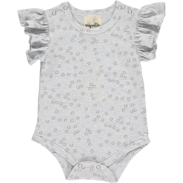 Vignette - Triple Pack Onesies - Daisy Grey/Pink/Blue