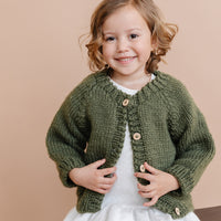 The Blueberry Hill Classic Cardigan | Olive