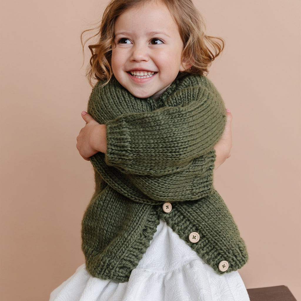 The Blueberry Hill Classic Cardigan | Olive