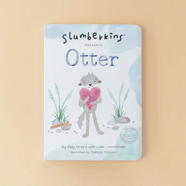 Slumberkins Otter Snuggler and Book Set- Family Bonding Collection