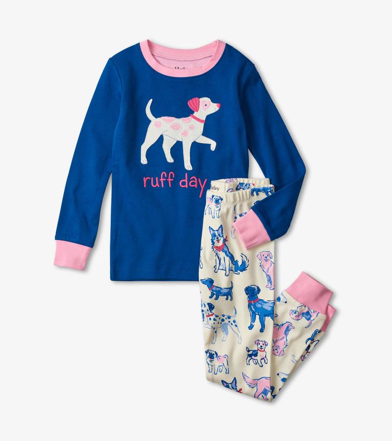 Hatley Pink Pups Pajama Set