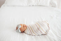 Copper Pearl Knit Swaddle Blanket - Piper