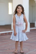 Poppet and Fox Light Blue Stripe Sleeveless Woven Dress