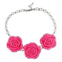 Sparkle Sisters Rose Necklace