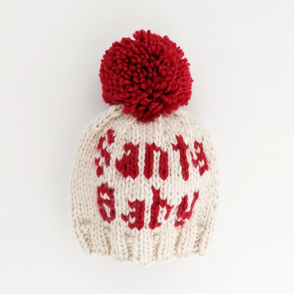 Huggalugs Santa Baby Hand Knit Beanie Hat