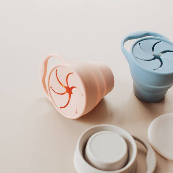 Baby Bar & Co Silicone Snack & Sippy Lid - Dusty Rose
