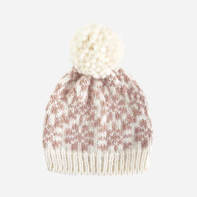 The Blueberry Hill Snowfall Hat, Blush