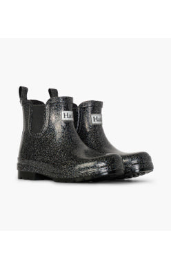 Hatley Ankle Rain Boots - Starry Night Glitter