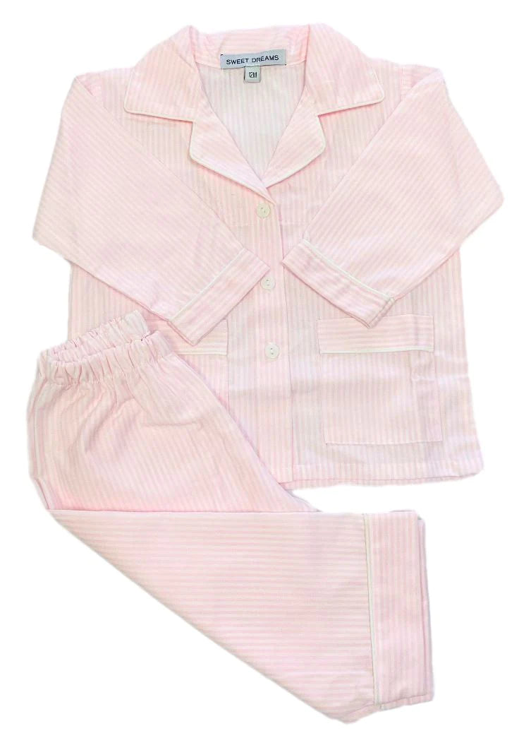 Sweet Dreams Pink Stripe Long PJs