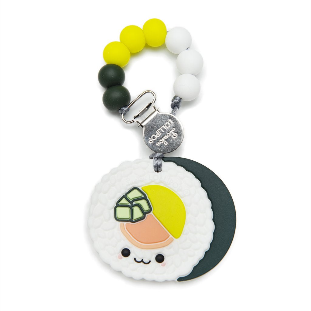 Loulou Lollipop Teether Set- Sushi Roll – Baby Go Round,