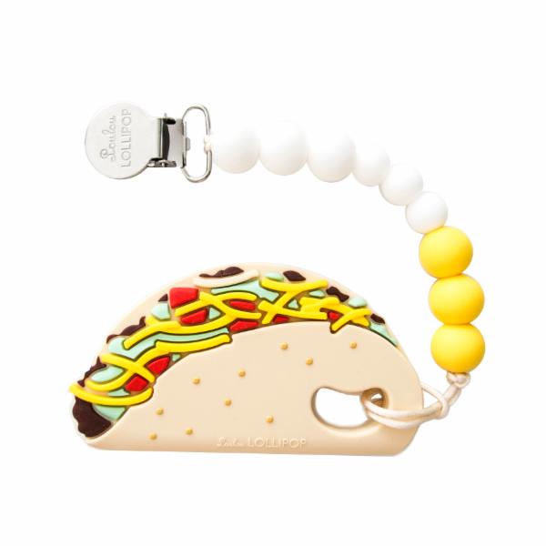 Loulou Lollipop Taco Teether with Holder Set