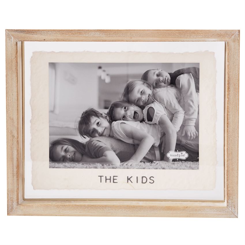 Mudpie "The Kids" Glass Frame