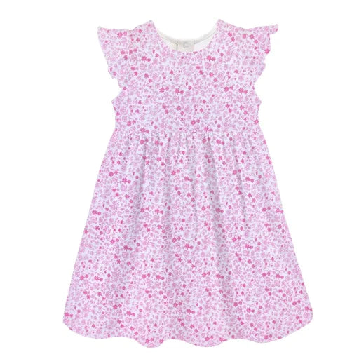 Baby Club Chic Tiny Flower Pink Toddler Dress