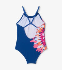 Hatley Shibori Tie Dye Gather Front Swimsuit