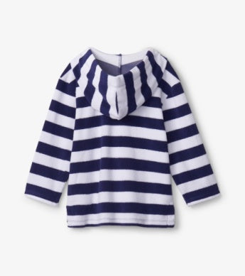 Hatley Nautical Stripes Terry Pullover Hoodie